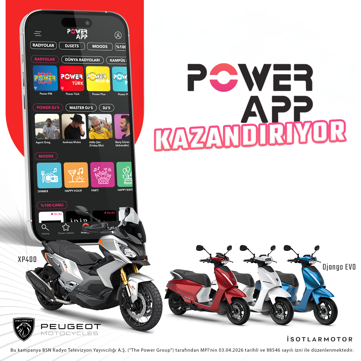 DJANGO EVO 125 ALLURE (KIRMIZI)  MOTOSİKLET