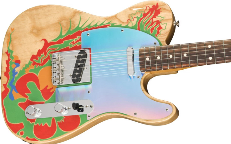 Fender Jimmy Page in kulland gitar n ayn tasar mla sat a