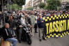 NAPOLİ'DE TAKSİCİLER GÖSTERİ DÜZENLEDİ