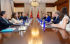 DIŞİŞLERİ BAKANI FİDAN, ANKARA'DA ABD'Lİ SENATÖRLERİ KABUL ETTİ