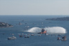 İSTANBUL BOĞAZI'NDA 15 TEMMUZ ŞEHİTLERİ ANISINA 253 GEMİLİK DENİZ KORTEJİ