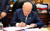 MHP LİDERİ BAHÇELİ'DEN \"ÇERÇEVE YASA\" İMZASI