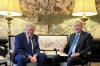 CUMHURBAŞKANI ERDOĞAN LAHEY'DE TRUMP İLE GÖRÜŞTÜ
