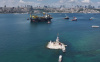 DEV VİNÇ GEMİSİ İSTANBUL BOĞAZI'NDAN GEÇTİ