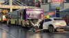KÜÇÜKÇEKMECE'DE İETT OTOBÜSÜNE ÇARPAN OTOMOBİLDEKİ 3 KİŞİ HAYATINI KAYBETTİ