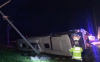 VAN'DA YOLCU OTOBÜSÜ DEVRİLDİ: 28 YARALI