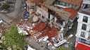 BALIKESİR SINDIRGI MERKEZLİ DEPREMDE YIKILAN BİNALARIN ENKAZI KALDIRILIYOR