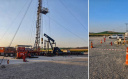 DİYARBAKIR'DA PETROL SONDAJ KUYUSU SAHASINDA ÇIKAN YANGINDA 8 KİŞİ YARALANDI