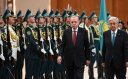 CUMHURBAŞKANI ERDOĞAN, KAZAKİSTAN'DA RESMİ TÖRENLE KARŞILANDI