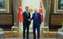 CUMHURBAŞKANI ERDOĞAN, KUZEY REN-VESTFALYA EYALETİ BAŞBAKANI WÜST'Ü KABUL ETTİ