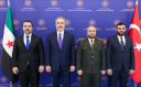 DIŞİŞLERİ BAKANI FİDAN, SURİYELİ MEVKİDAŞI ŞEYBANİ VE BERABERİNDEKİ HEYETLE ANKARA'DA GÖRÜŞTÜ