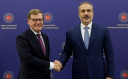 BAKAN FİDAN ALMAN MEVKİDAŞINI AĞIRLADI