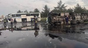 KAYSERİ'DE YOLCU OTOBÜSÜ İLE YAKIT TAŞIYAN TANKERİN ÇARPIŞTIĞI KAZADA 35 KİŞİ YARALANDI