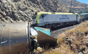 MALATYA'DA İKİ YÜK TRENİNİN ÇARPIŞTIĞI KAZADA MAKİNİST YARALANDI