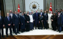 CUMHURBAŞKANI ERDOĞAN, ŞEHİT AİLELERİ İLE BİR ARAYA GELDİ