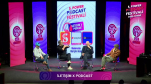 Verilerle Podcast & İletişim X Podcast Session (Voxify Medya - Dilek Türkücü & Poddict - Aykut İbrişim & Moderatör:Burçin Acer, Socrates Dergi - Can Öz & Storytel - Berk İmamoğlu)