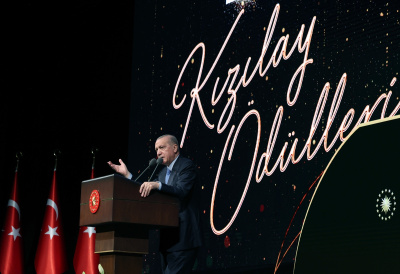 CUMHURBAŞKANI ERDOĞAN, TÜRK KIZILAY ÖDÜLLERİ TÖRENİ'NE KATILDI