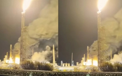 AVUSTRALYA'NIN YAKIT İHTİYACININ YÜZDE 10'UNU KARŞILAYAN PETROL RAFİNERİSİNDE YANGIN ÇIKTI