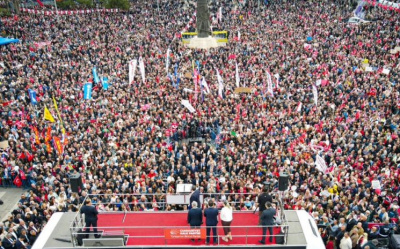 CHP'NİN MİTİNGLERİ SÜRÜYOR