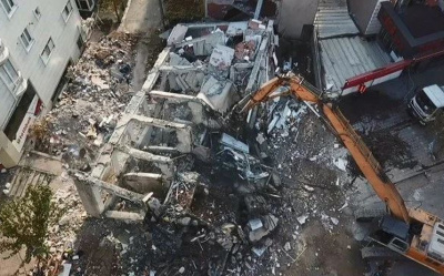 GEBZE'DE 21 BİNA BOŞALTILDI