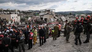 İRAN'IN BEYT ŞEMEŞ'E DÜZENLEDİĞİ FÜZE SALDIRISINDA 8 KİŞİ ÖLDÜ