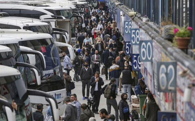 OTOBÜSLERDE BAYRAM VE ARA TATİL YOĞUNLUĞU