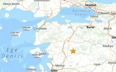 BALIKESİR'DE 4,1 BÜYÜKLÜĞÜNDE DEPREM