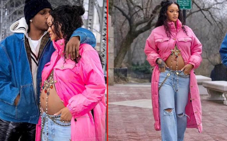 Rihanna ve A$AP Rocky  ilk bebeklerini bekliyorlar.