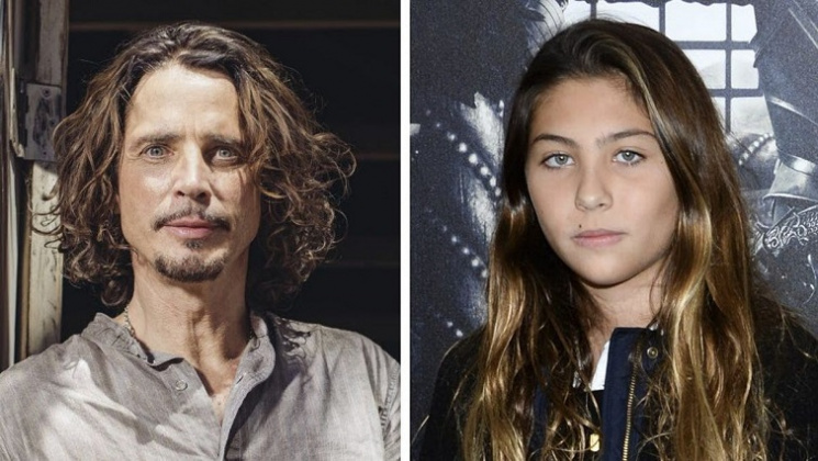 Chris Cornell'in kızı sahnede.