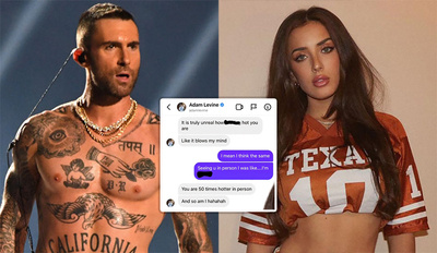 Maroon 5 solisti Adam Levine, eşi Behati Prinsloo'yu aldatmakla suçlanıyor.