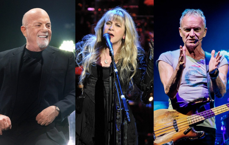 Billy Joel ,Stevie Nicks ve Sting konserlere başlıyor