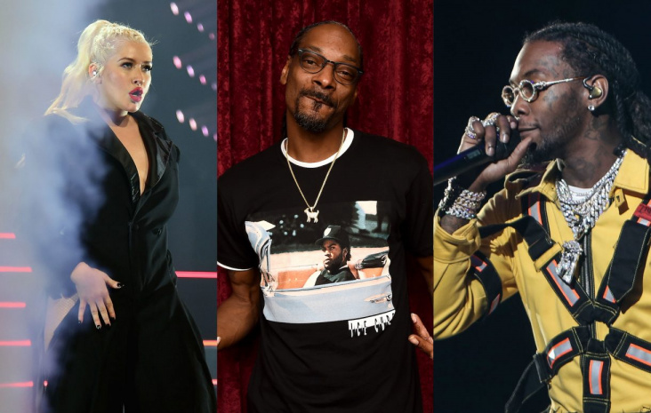 Christina Aguilera,Migos ve Snopp Dogg ''The Addams Family'' Soundtrack'inde yer alacak.