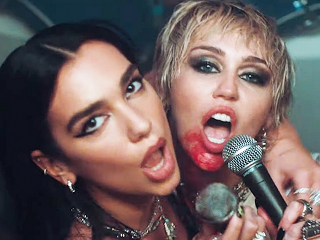 Miley Cyrus ve Dua Lipa işbirliği yayınlandı.