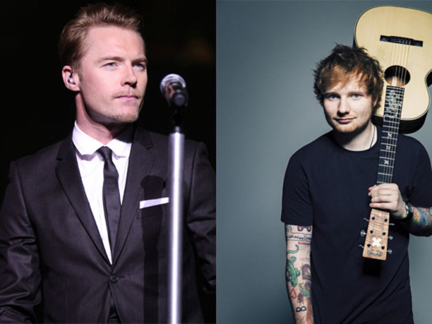 Ed Sheeran Ronan Keating'ın yaklaşan albümüne katkıda bulundu.