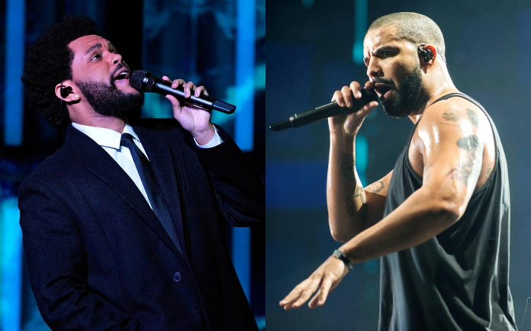 Drake ,The Weeknd'in 32.doğumgünü partisine katıldı.